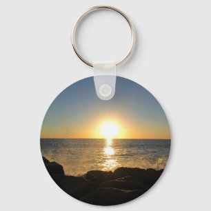 Venice Beach Sunset Key Ring