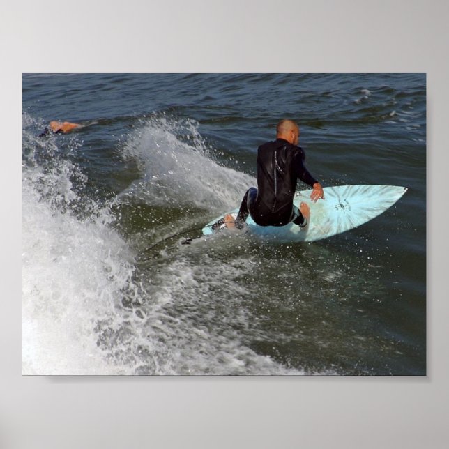 Venice Beach Surfing Poster (Front)