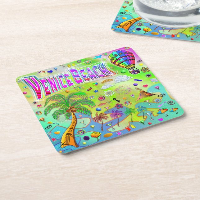Venice Beach Timeless Melody Coaster (Angled)