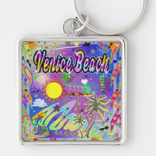 Venice Beach Timeless Melody Keychain (Front)