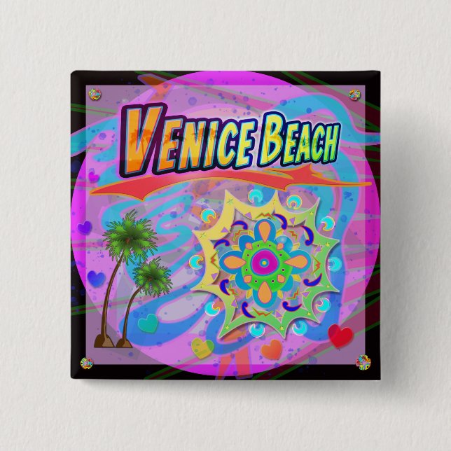 Venice Beach True Progress Button (Front)