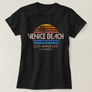 Venice Beach vintage sun sunset distressed T-Shirt