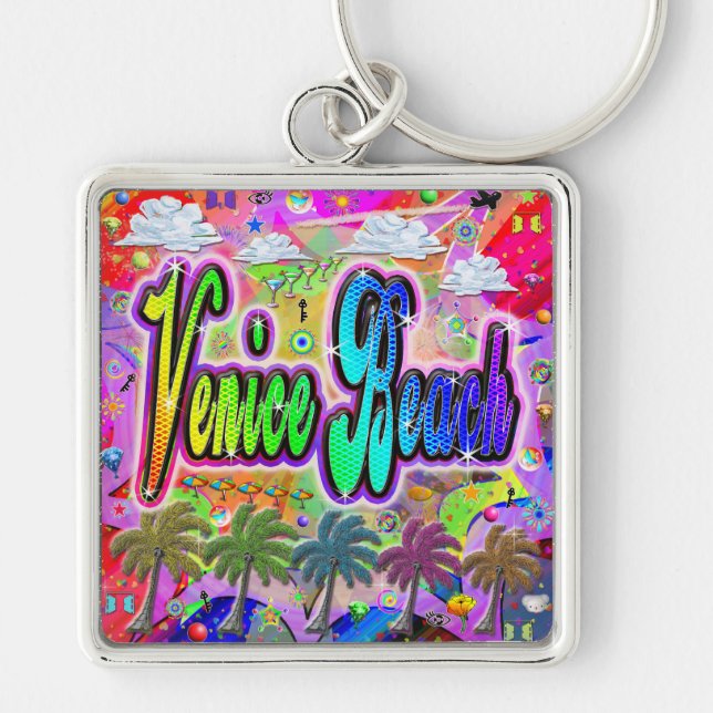 Venice Beach Vista Express Keychain (Front)