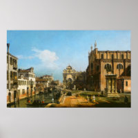 Venice - Bernardo Bellotto Fine Art Poster