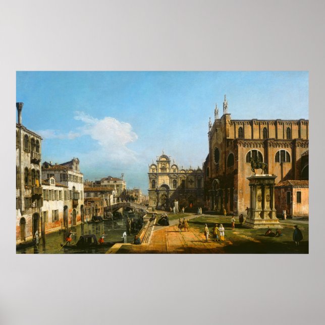 Venice - Bernardo Bellotto Fine Art Poster (Front)