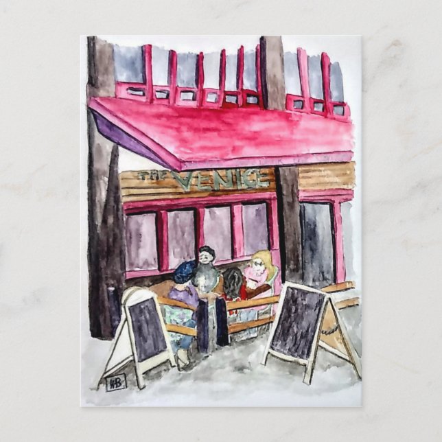 Venice Boardwalk Postcard (Front)