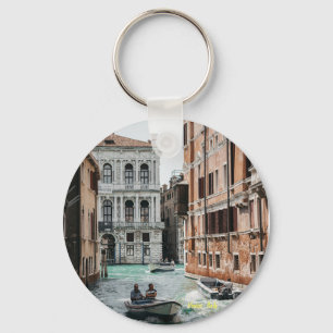 Venice Boat Canal Key Ring