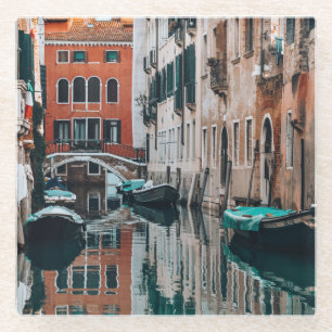 Venice Boats            Glass Coaster