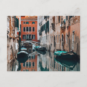 Venice Boats  Postcard