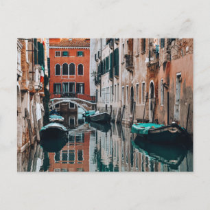 Venice Boats    Postcard