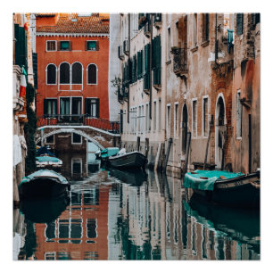 Venice Boats    Poster
