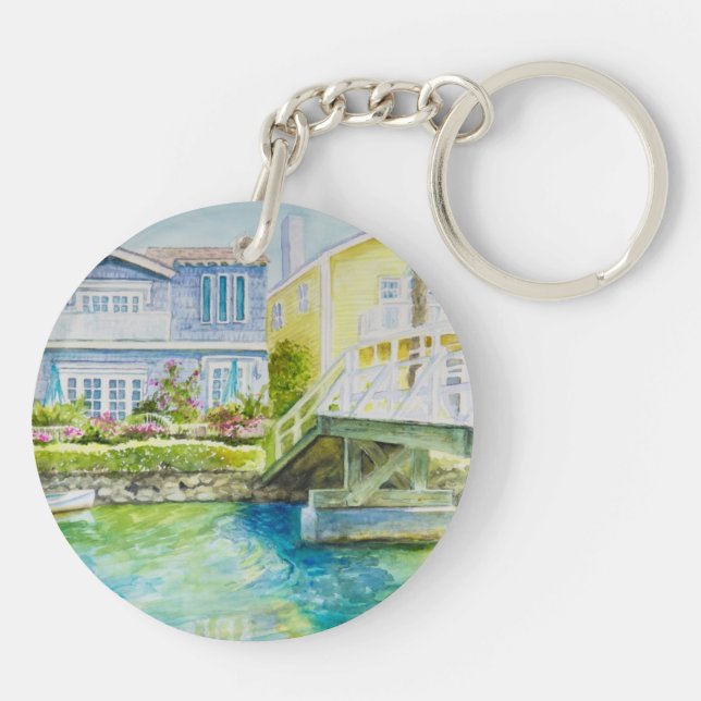 Venice Bridge Key Ring (Back)