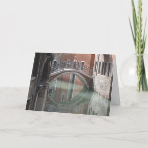 Venice bridge - notecard