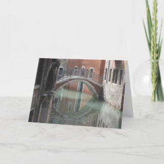 Venice bridge - notecard