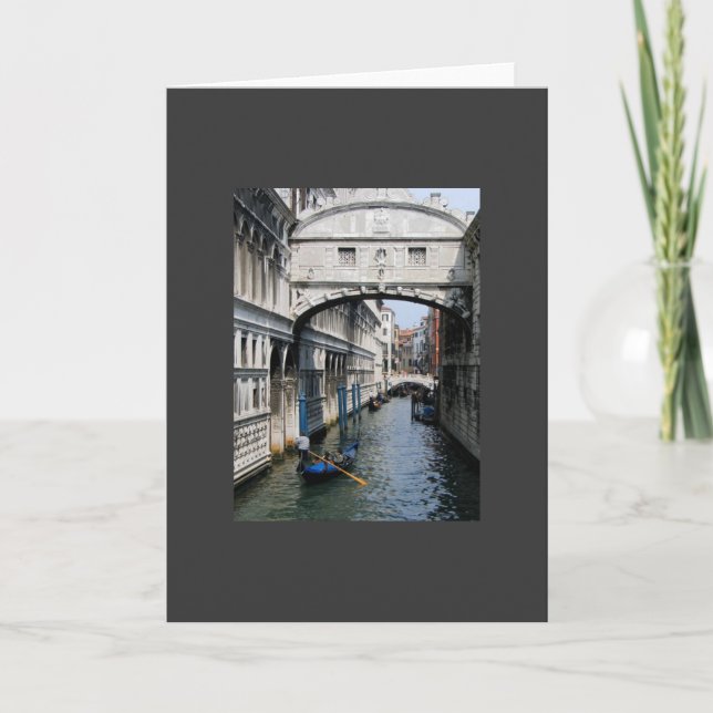 Venice- Bridge of Sighs Card (Front)