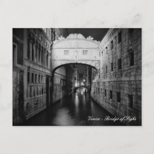 Venice - Bridge of Sighs, holiday Italy  Postcard