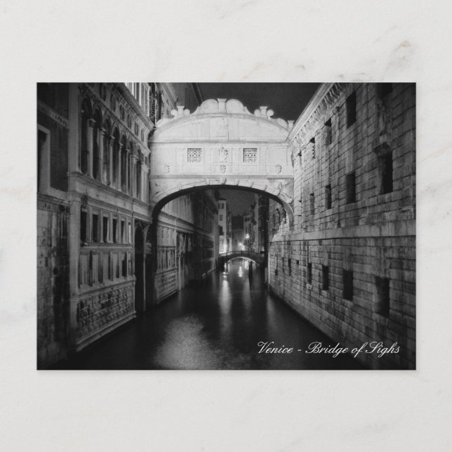 Venice - Bridge of Sighs, holiday Italy  Postcard (Front)