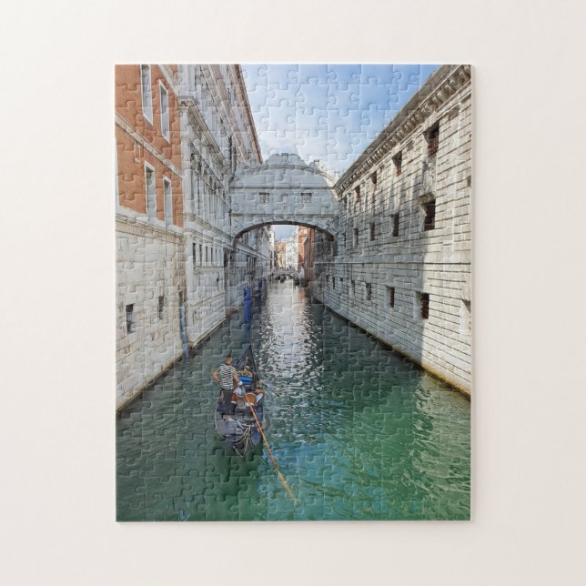 Venice Bridge of Sighs view puzzle (Vertical)