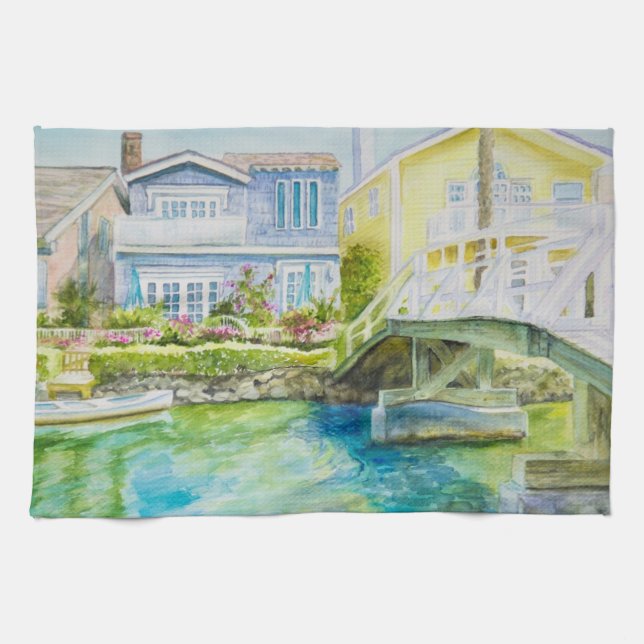 Venice Bridge Tea Towel (Horizontal)