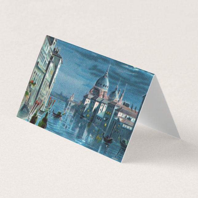 Venice by Moonlight Business Card (Front)