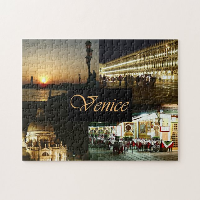 Venice by Night Jigsaw Puzzle (Horizontal)