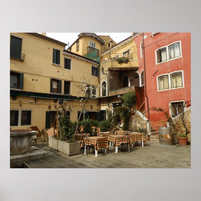 Venice Cafe Poster (Front)