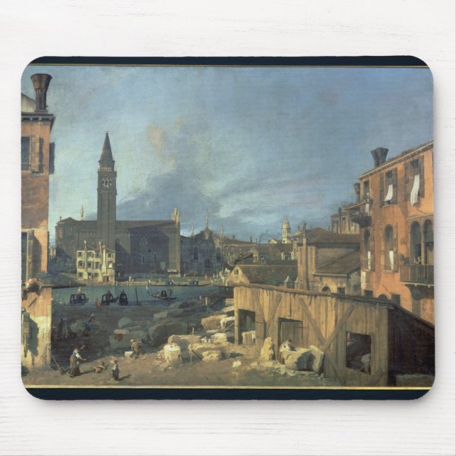 Venice: Campo San Vidal and Santa Maria Carita Mouse Mat (Front)