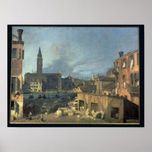 Venice: Campo San Vidal and Santa Maria Carita Poster