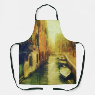 Venice Canal Balcony Painting Apron
