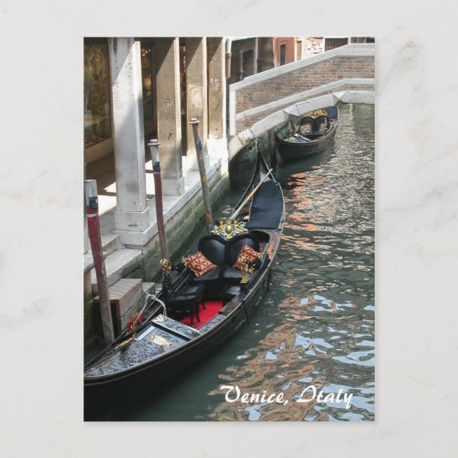 Venice Canal, Italy Postcard (Front)