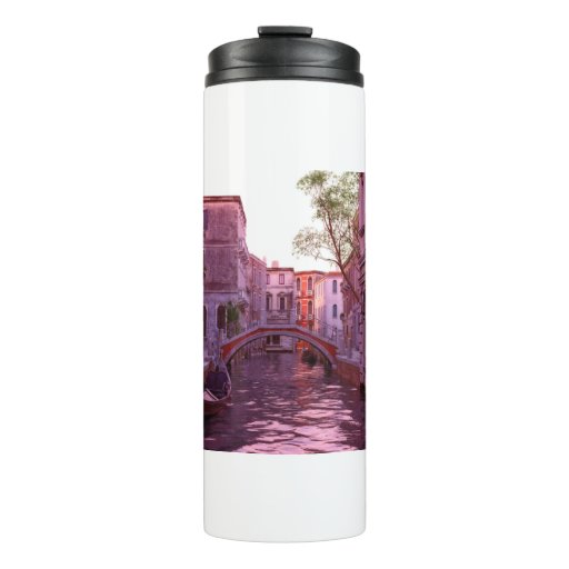 Image of Venice Canal Landscape in the Evening Light Thermal Tumbler