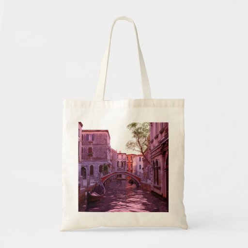 Image of Venice Canal Landscape in the Evening Light Tote Bag
