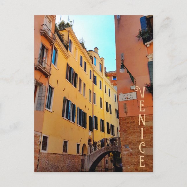 Venice Canal Living Architecture Rooftop Gardens Postcard (Front)