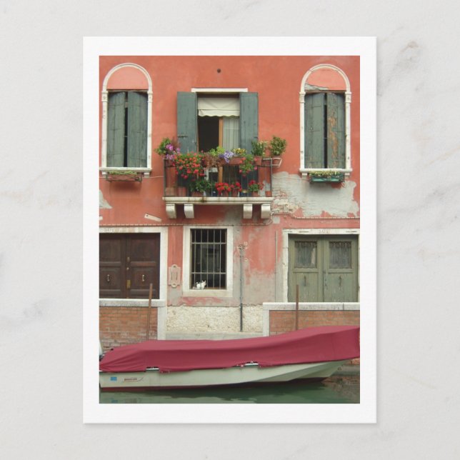 Venice Canal Postcard (Front)