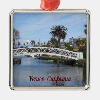 Venice Canals, California Metal Tree Decoration