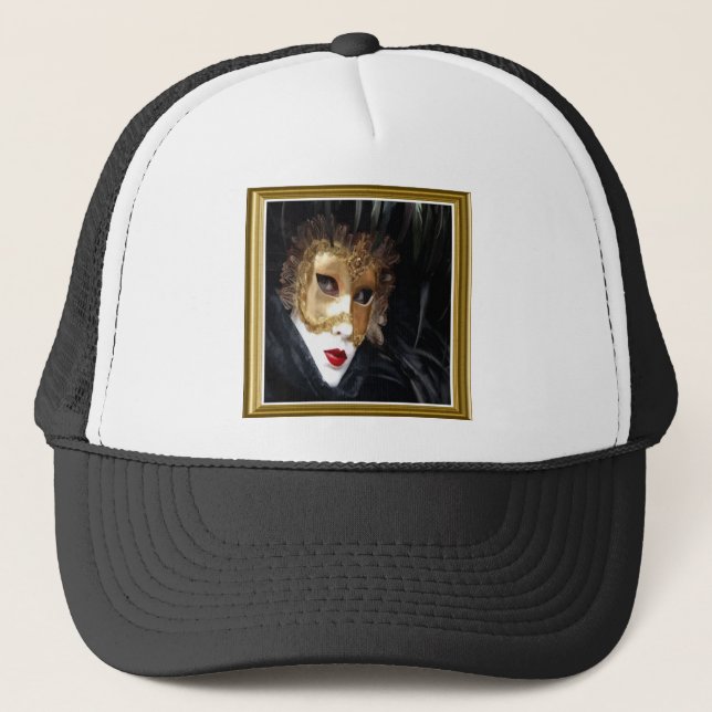 Venice Carnival Mask Cap (Front)