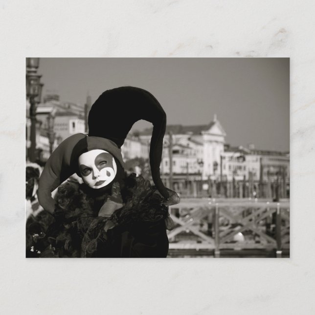 Venice Carnival VI Postcard (Front)