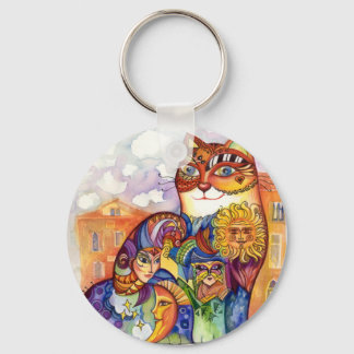 Venice cat key ring