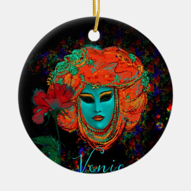 Venice Ceramic Ornament (Front)
