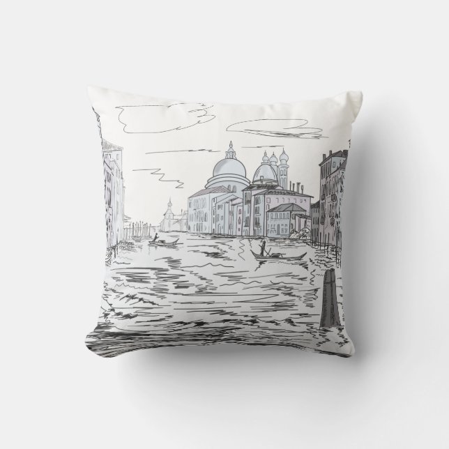 Venice . City on the water Cushion (Front)
