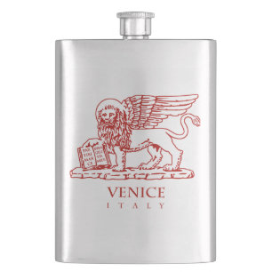 Venice Coat of Arms Hip Flask