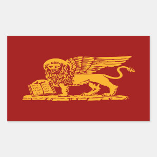 Venice Coat of Arms Rectangular Sticker