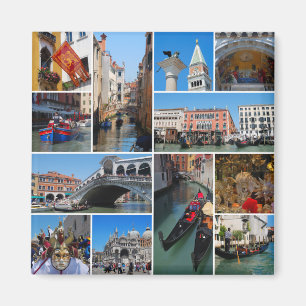Venice collage magnet