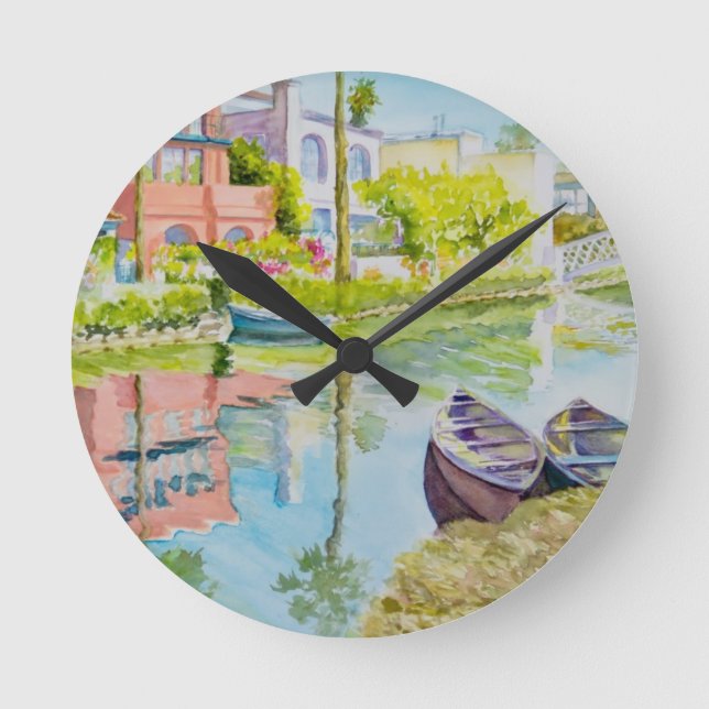 Venice Colours Round Clock (Front)