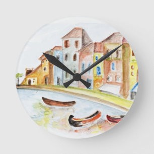 Venice Concept Round Clock