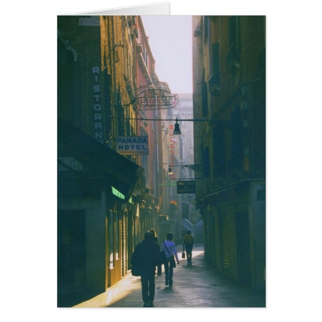 Venice Early Morning View of Alleyway (Front)