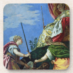 Venice enthroned between Justice and Peace Coaster