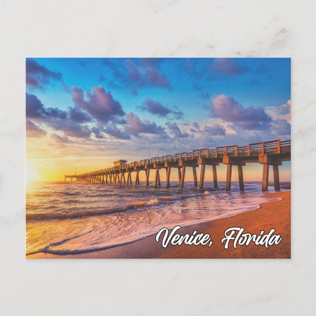 Venice Fishing Pier, Venice, Florida Postcard (Front)
