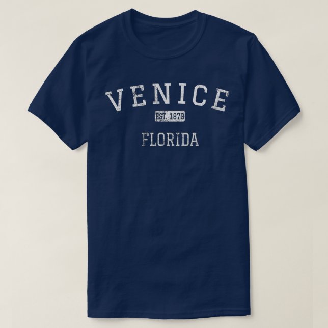 Venice Florida FL Vintage  T-Shirt (Design Front)