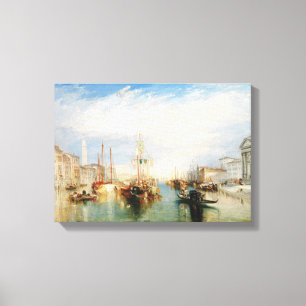 Venice, from the Porch of Madonna della Salute Canvas Print
